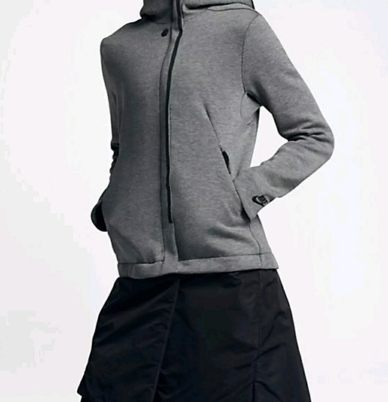 NIKE WOMEN TECH JACKET HOODIE SIZE XL 831707 091 - Picture 2 of 8